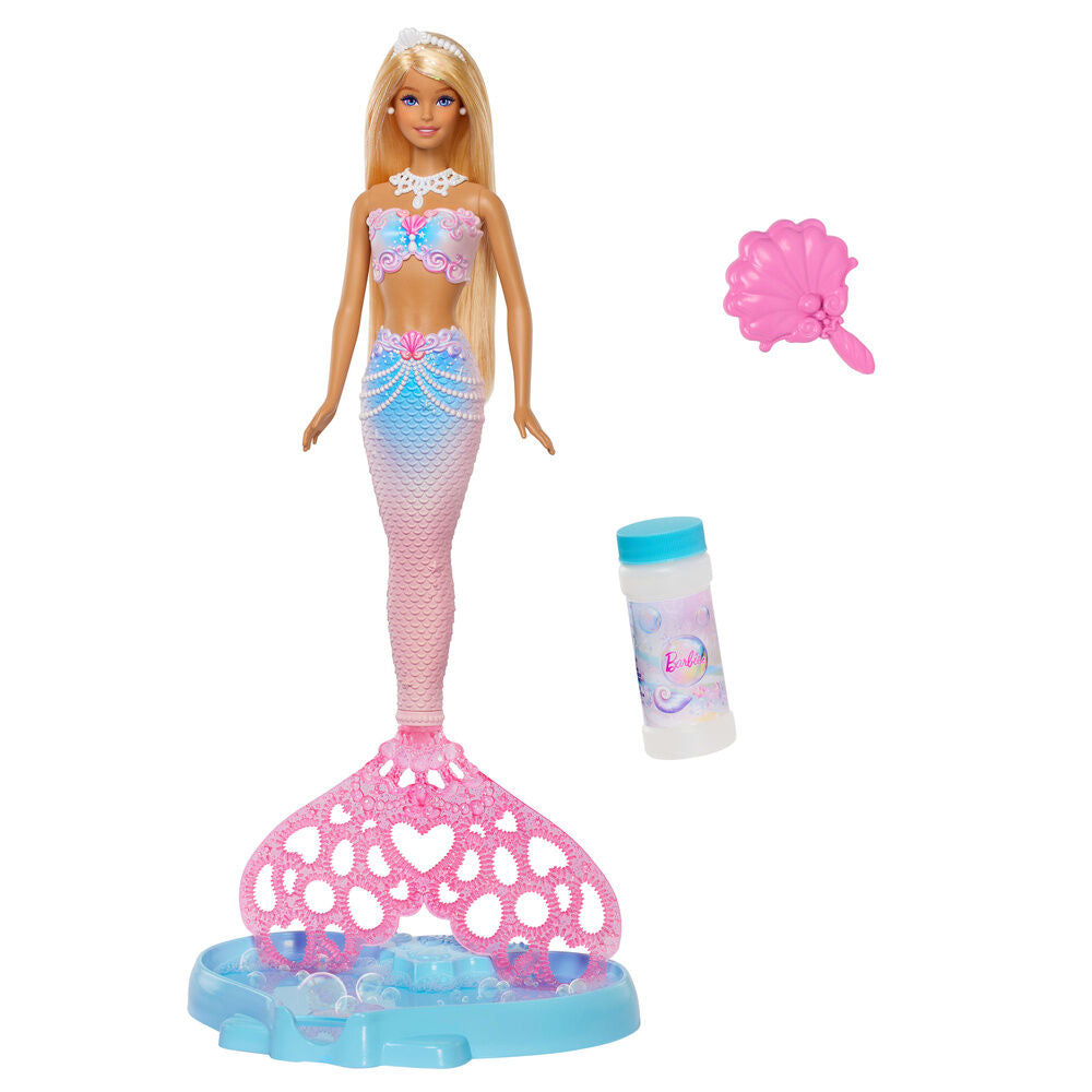 Mattel Muñeca Sirena Pompas de Jabon Barbie (imagen 2 de 6)
