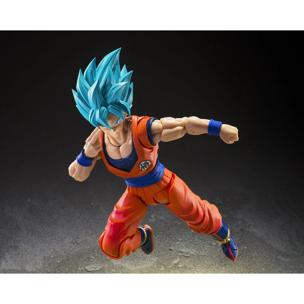 Tamashii Nations Figura S.H.Figuarts Super Saiyan God Super Saiyan Son Goku Blue Power Transcending Limits (imagen 4 de 8)