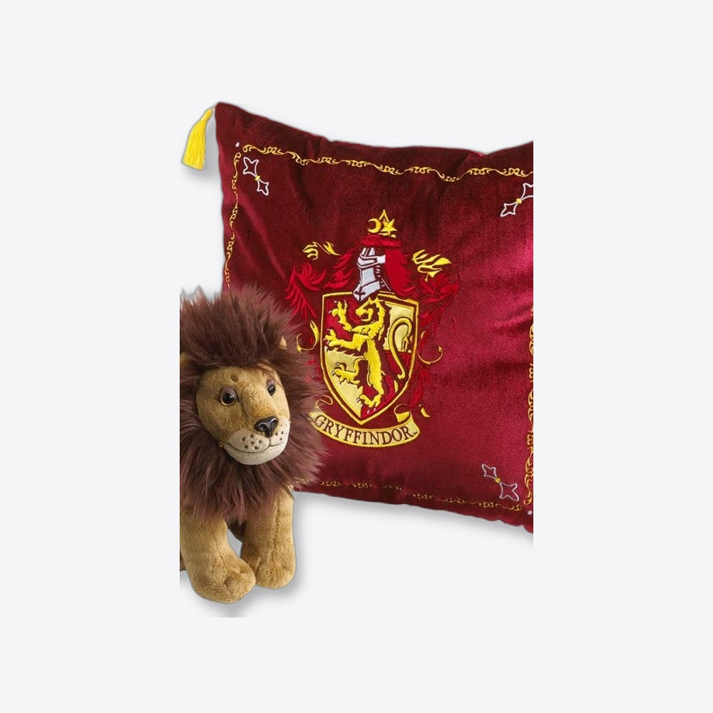 Peluche pack the noble collection harry potter leon mascota gryffindor + cojin gryffindor (imagen 5 de 6)