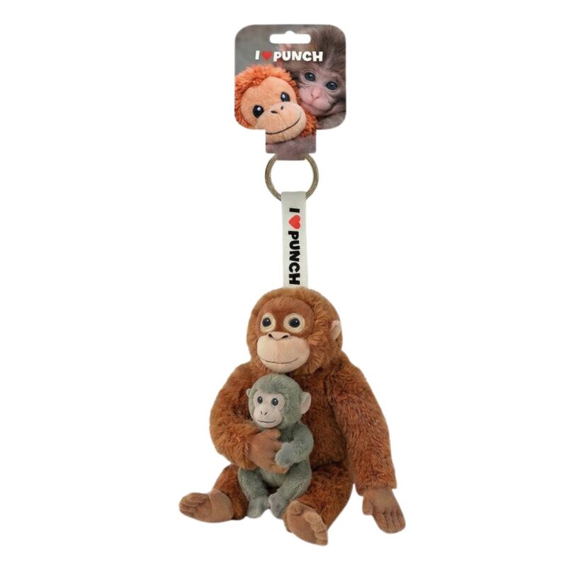 Llavero Peluche Mono Punch 15cm