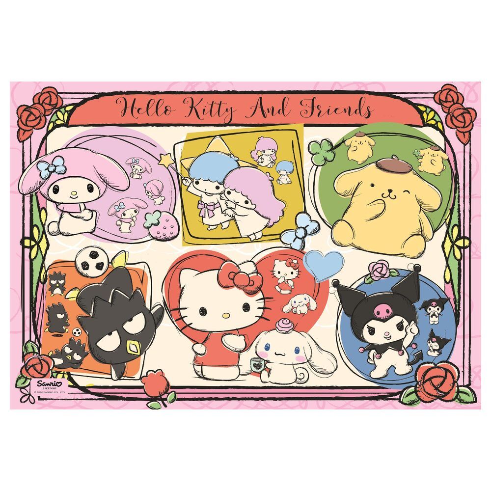 Hello Kitty Puzzle 1000 Piezas Diseño Exclusivo Sanrio