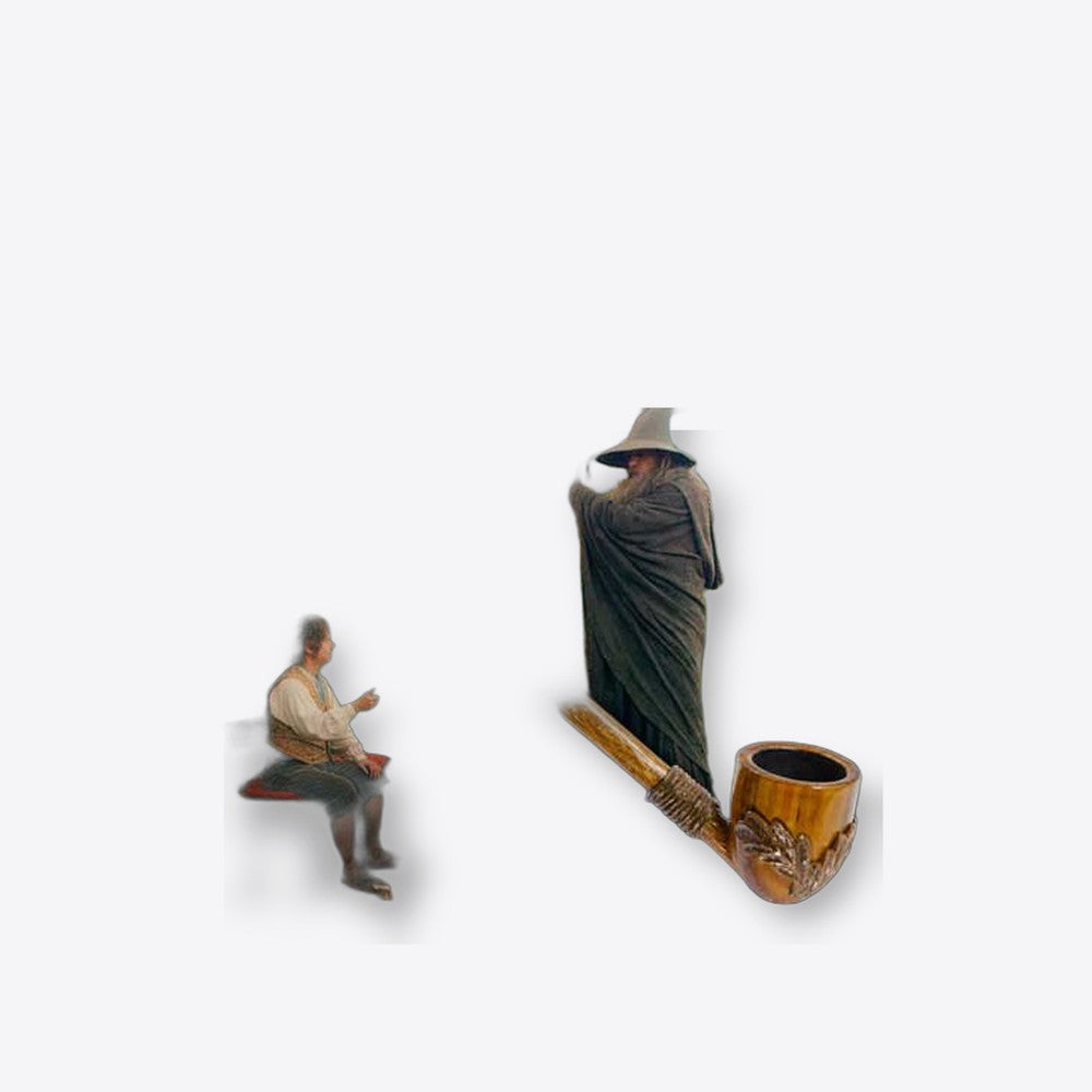 Replica the noble collection l hobbit pipa bilbo bolson de 23 cm (imagen 4 de 6)