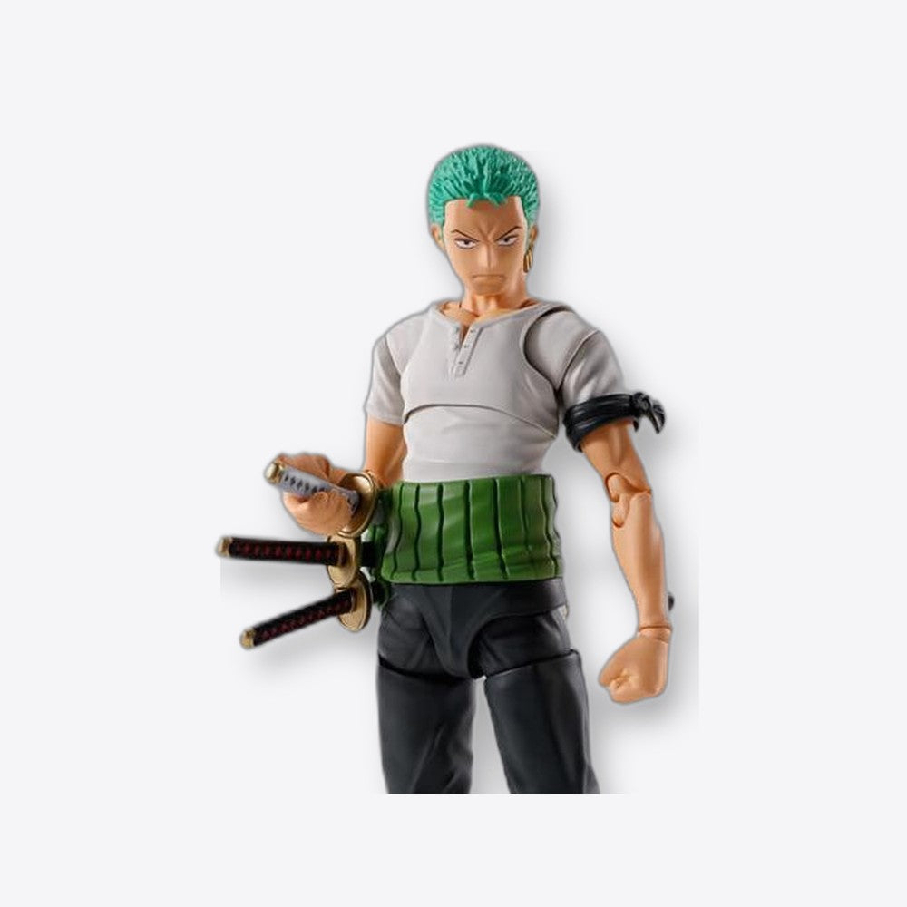 Tamashii Nations Roronoa zoro - romance dawn -  fig. 15 cm one piece sh figuarts re - run (imagen 3 de 6)