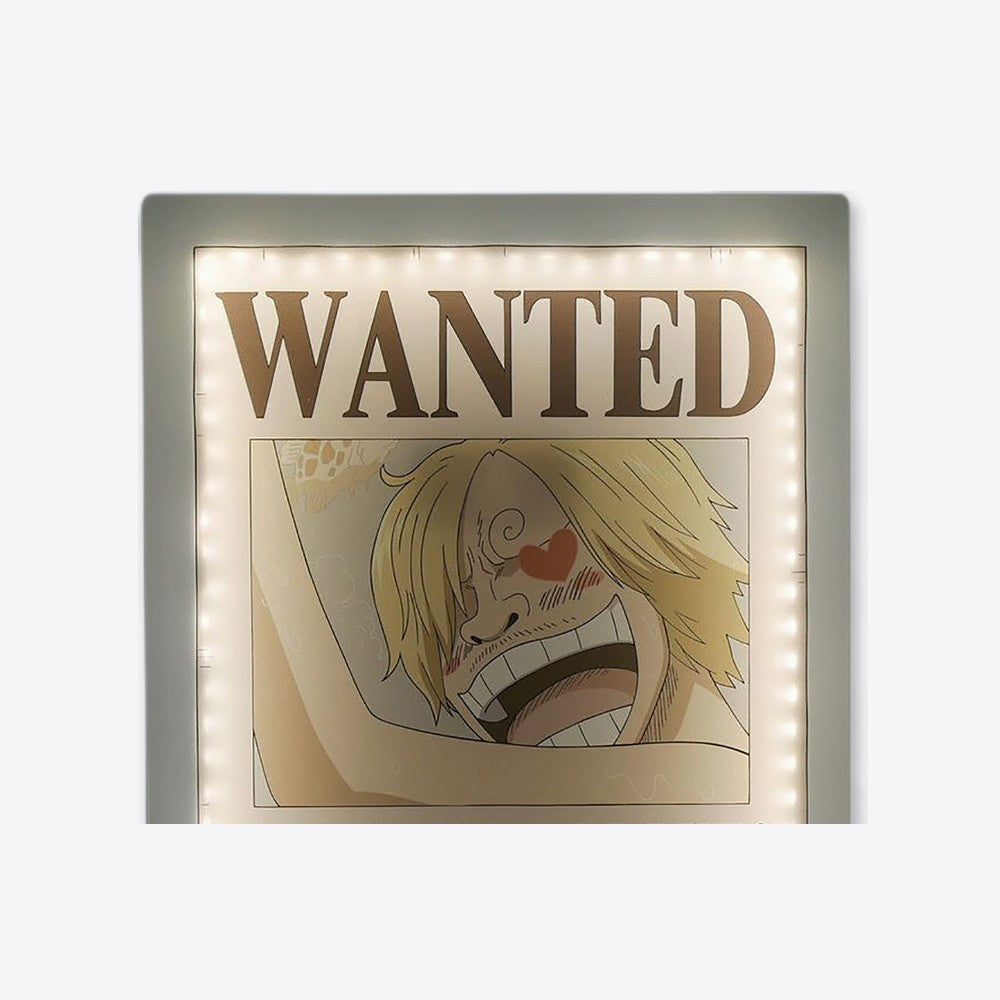 Lampara led neon teknofun madcow entertainment wanted one piece sanji 40 cm (imagen 3 de 6)