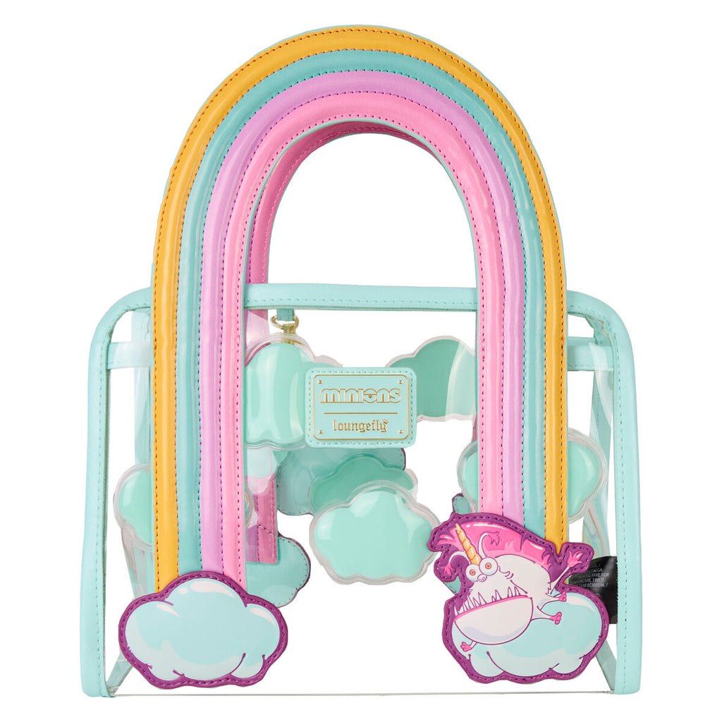 Bolso bandolera Fluffy Unicorn Minions Loungefly (imagen 3 de 4)