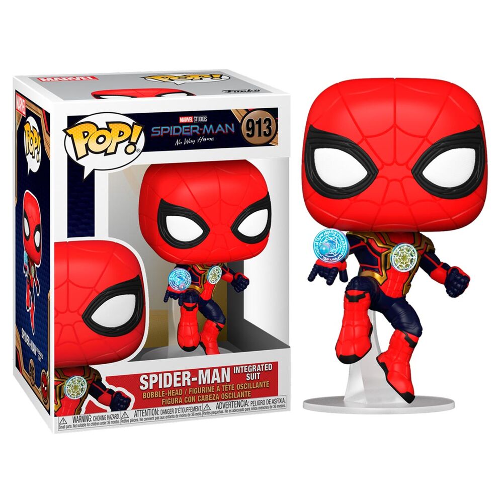 Marvel No Way Home Figura POP Spiderman Traje Integrado