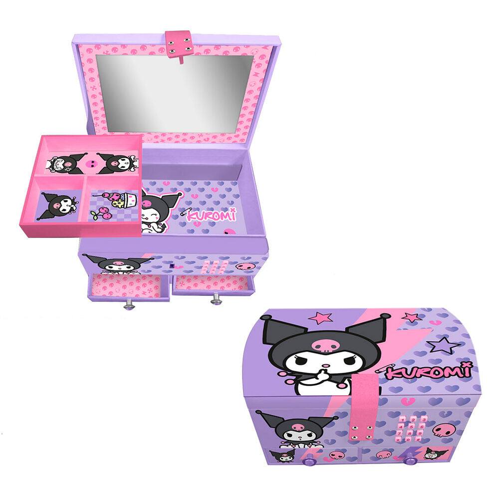 Kids Licensing Joyero secreto sonido Kuromi Hello Kitty
