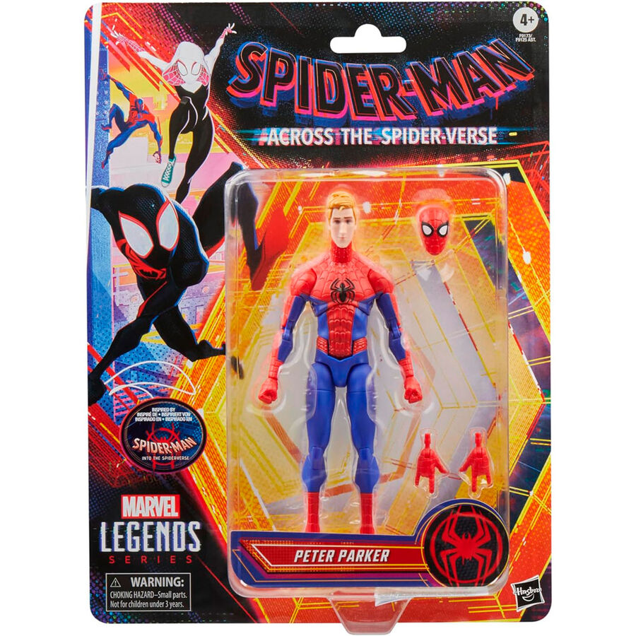 Hasbro Figura Peter Parker Across The Spider-Verse Spider-Man Marvel 15cm (imagen 2 de 8)