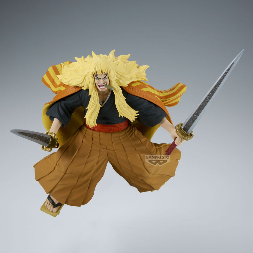 One Piece Figura Shiki El León Dorado Battle Record Banpresto