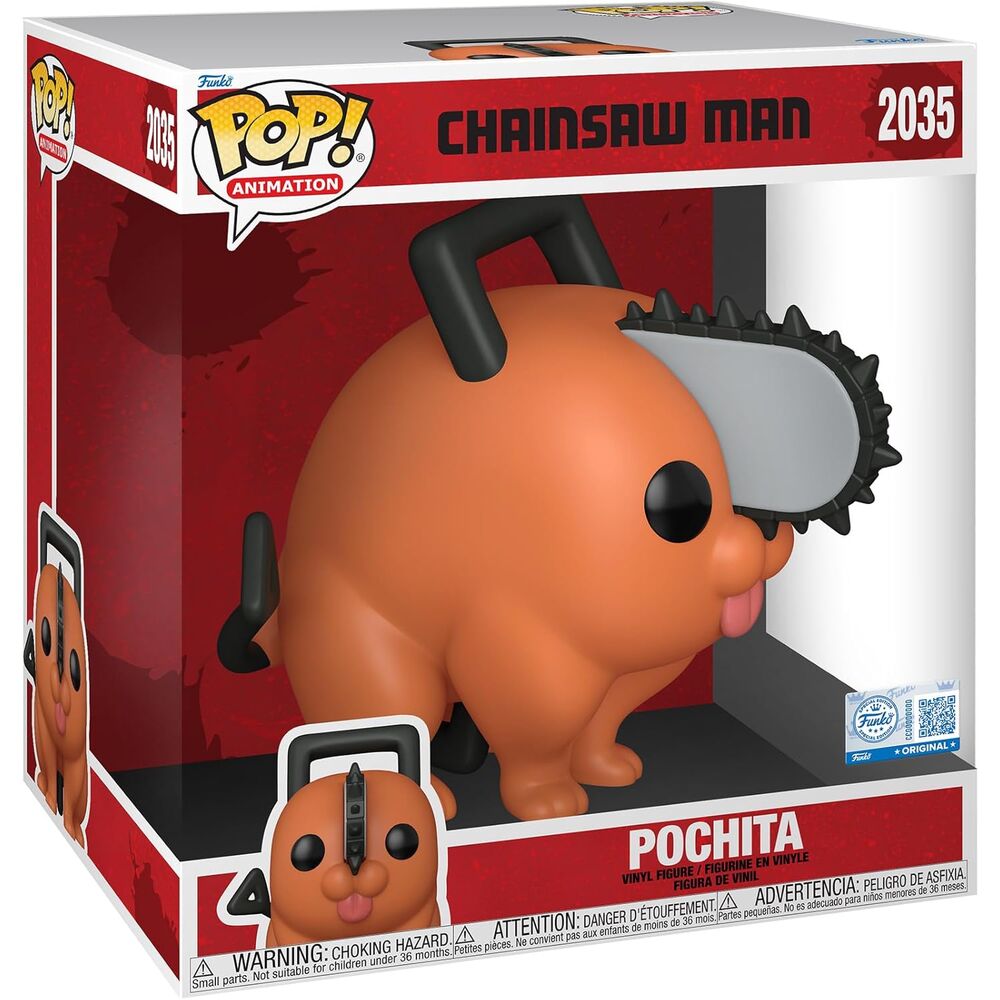 Funko Figura POP Jumbo Chainsaw Man Pochita 25cm (imagen 2 de 3)