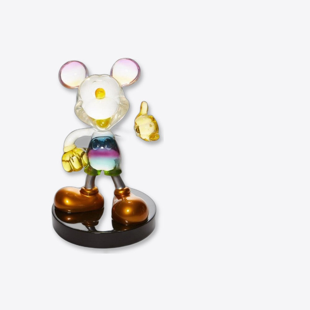 Figura resina enesco disney mickey & minnie grand jester mickey mouse (imagen 6 de 6)