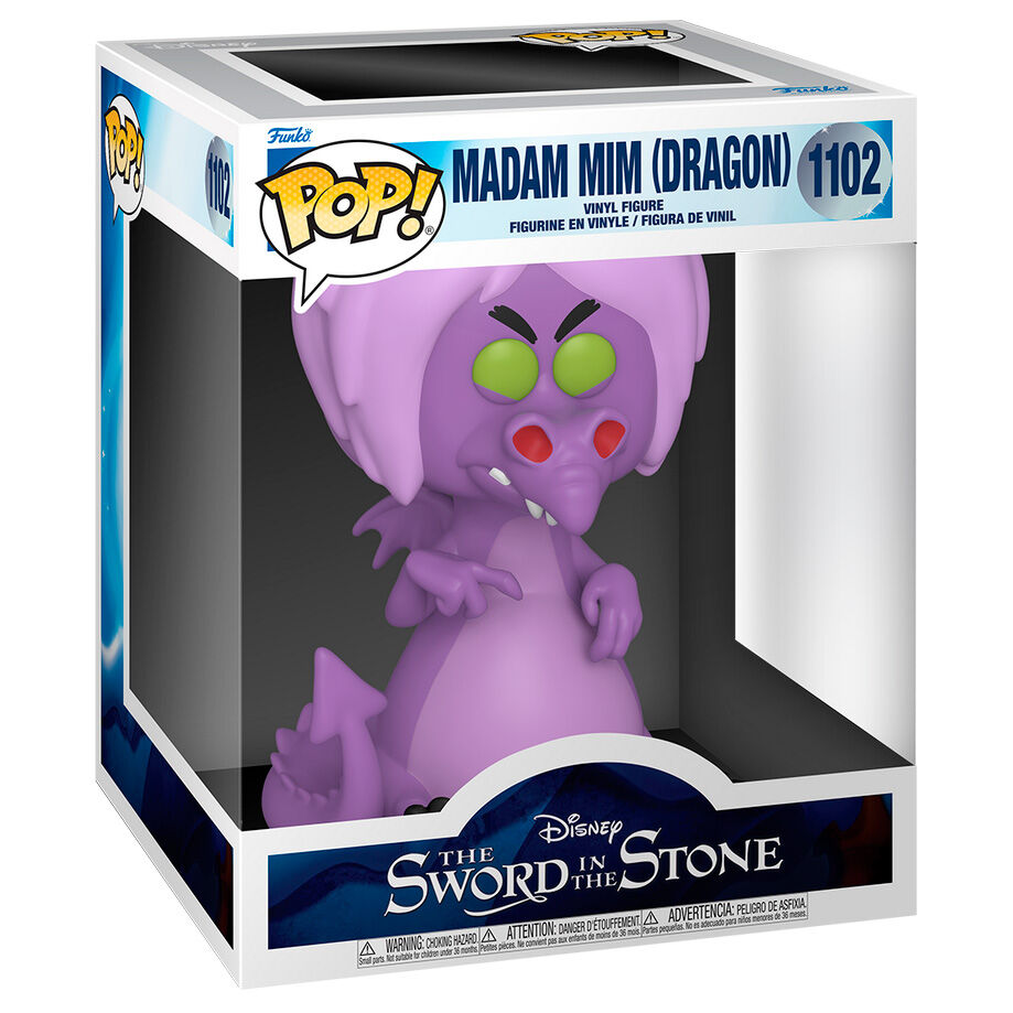 Funko Figura POP Disney Merlin El Encantador Mim as Dragon 15cm (imagen 3 de 4)