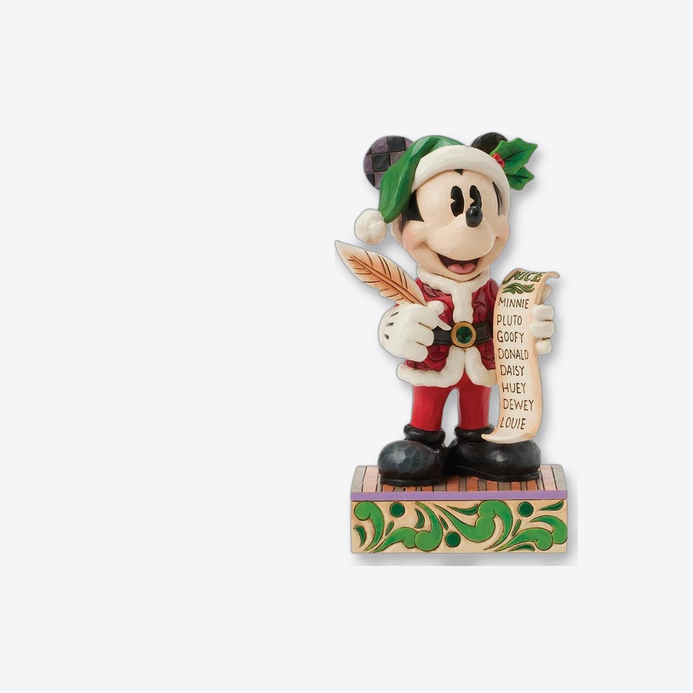 Figura enesco disney papá noel mickey (imagen 4 de 6)
