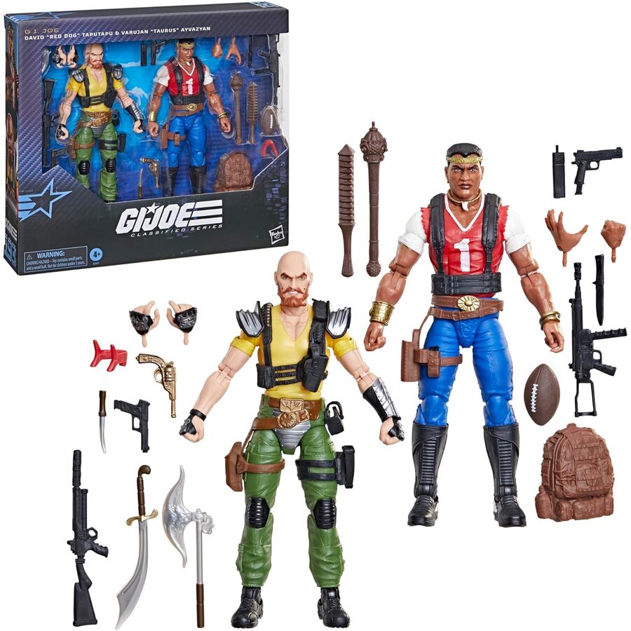 David Red Dog Taputapu & Varujan Taurus Ayvazyan - Figuras | G.I. Joe Classified Series