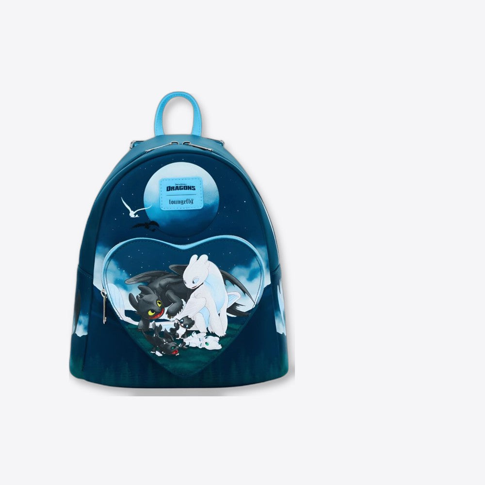 Lf | Lounfefly Mochila Toothless And Light Fury Scene Como Entrenar A Tu Dragon Loungefly 26cm (imagen 6 de 6)