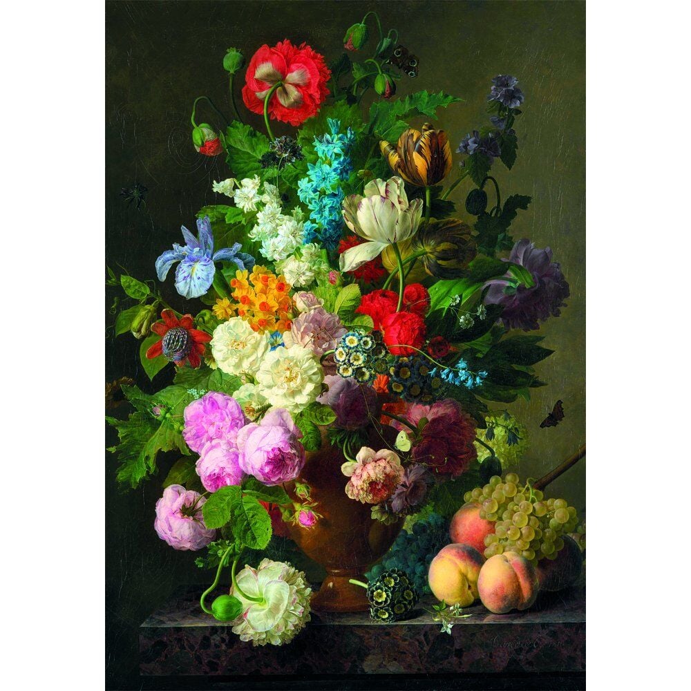 Puzzle Cuenco de Flores Van Dael 1000 Piezas Museo Arte