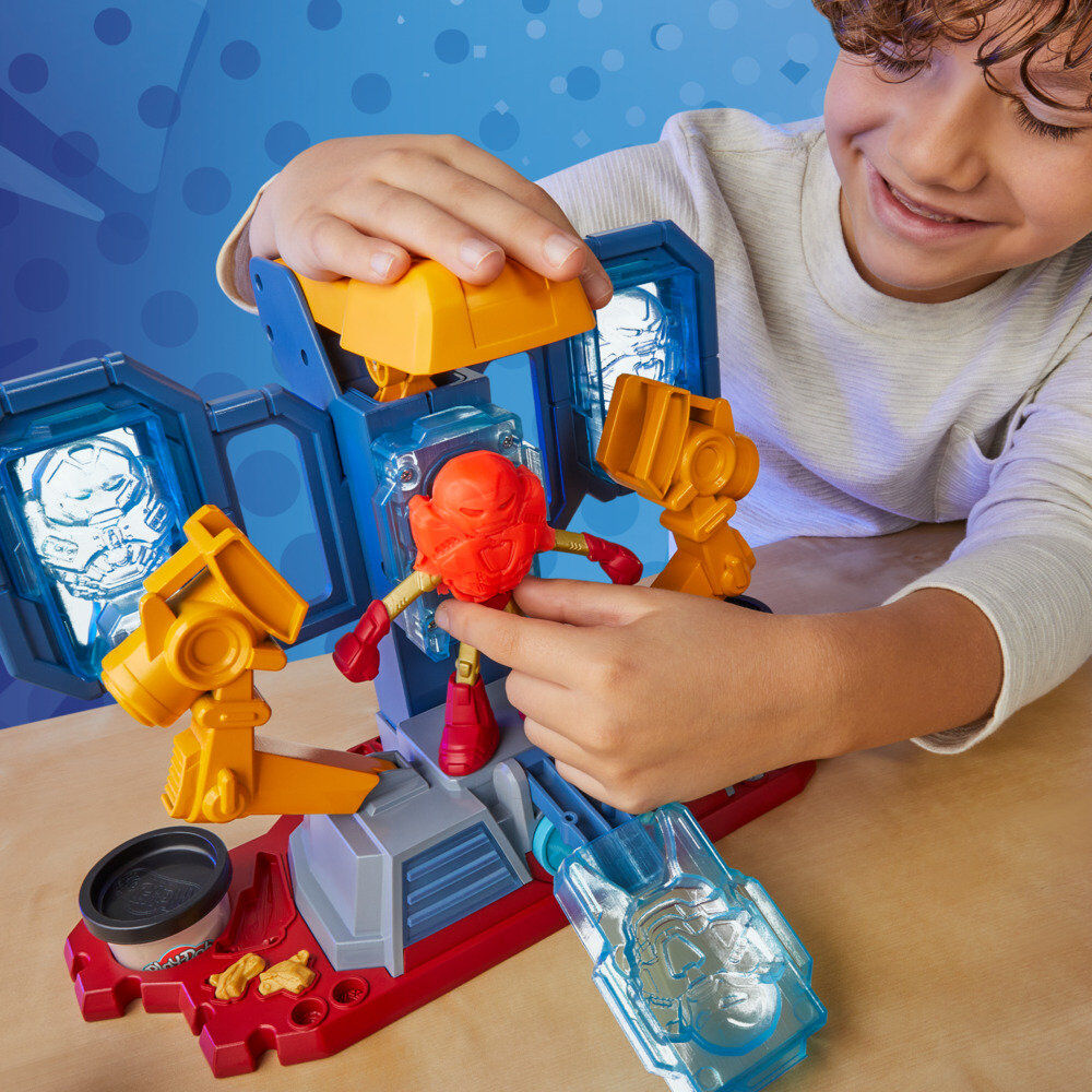 Hasbro Laboratorio de armaduras Iron Man Marvel Play-Doh (imagen 7 de 10)
