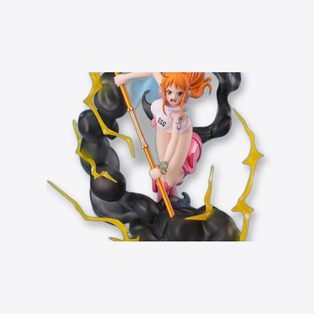 Figura tamashii nations figuarts zero one piece nami lightning blast ver. extra battle 17cm (imagen 5 de 6)