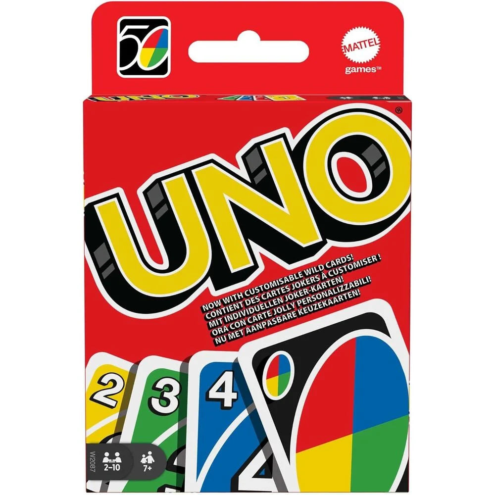 UNO Juego de Cartas Clásico Original Mattel Familiar