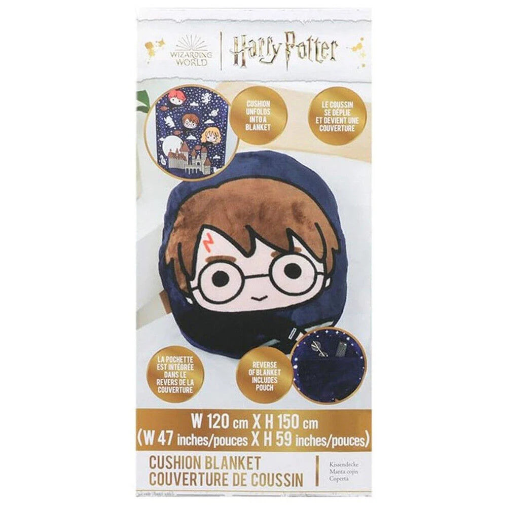 Paladone Cojin manta 2 en 1 Hogwarts Harry Potter (imagen 2 de 6)