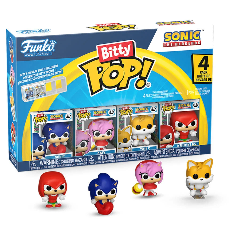 Sonic The Hedgehog Bitty POP Blister 4 Figuras Funko Colección