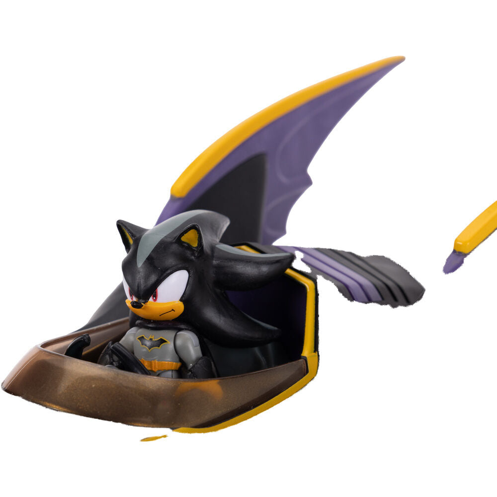Jakks Pacific Batmobile + figura Shadow Batman Sonic The Hedgehog (imagen 4 de 9)