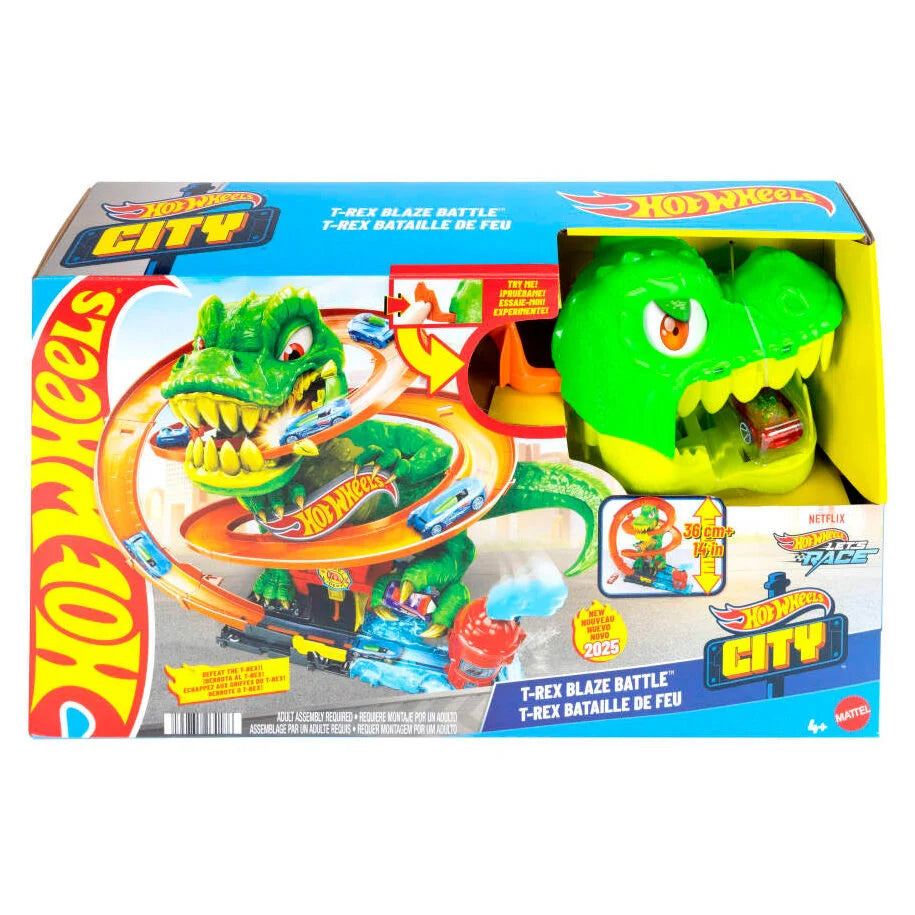 T-Rex City Estación Bomberos - Coches Y Circuitos | Mattel