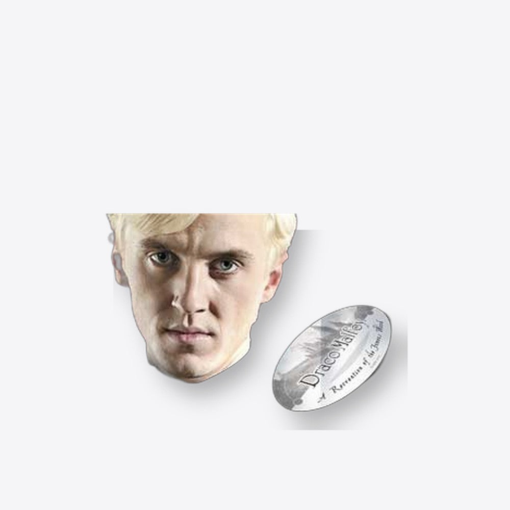Replica the noble collection harry potter draco malfoy varita con caja y placa de identificacion (imagen 4 de 6)