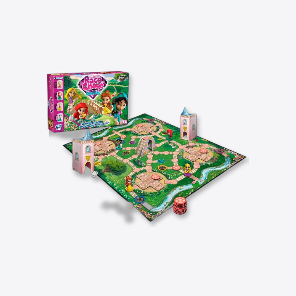 Fournier Juego mesa Race Chase Princesas Disney español (imagen 6 de 6)