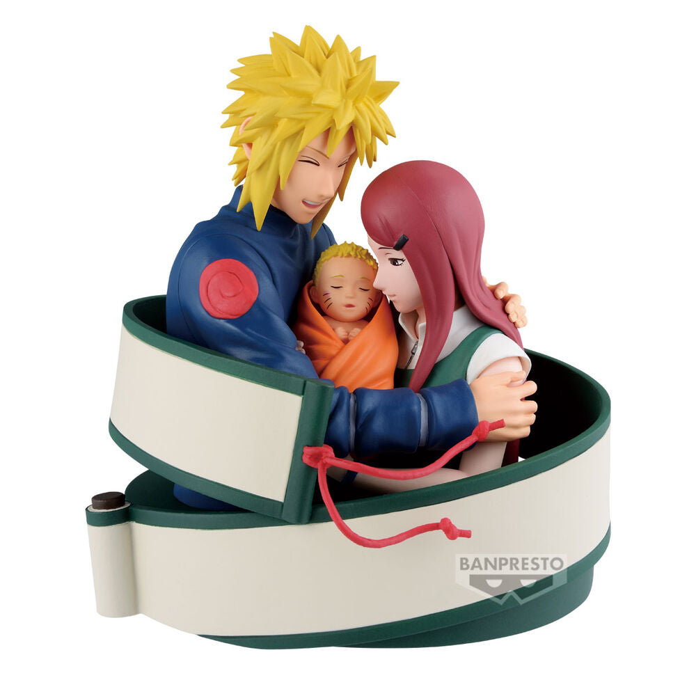 Banpresto Figura Minato, Naruto & Kushina 13cm (imagen 2 de 6)
