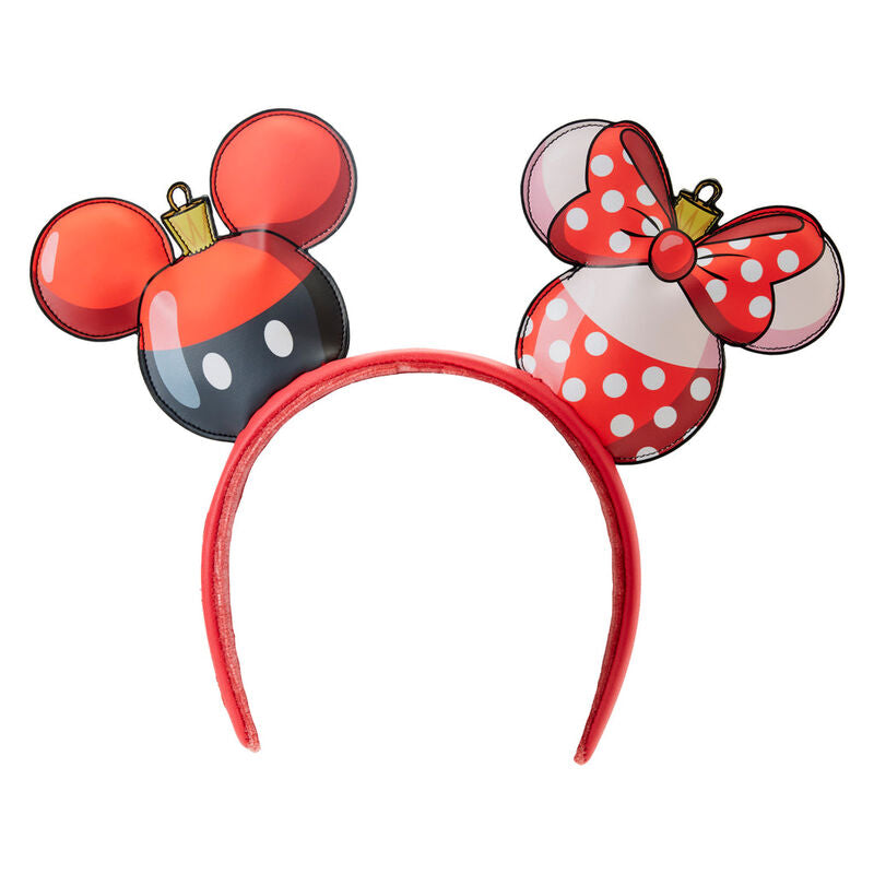 Diadema Orejas Navidad Mickey & Minnie Disney Loungefly (imagen 2 de 5)