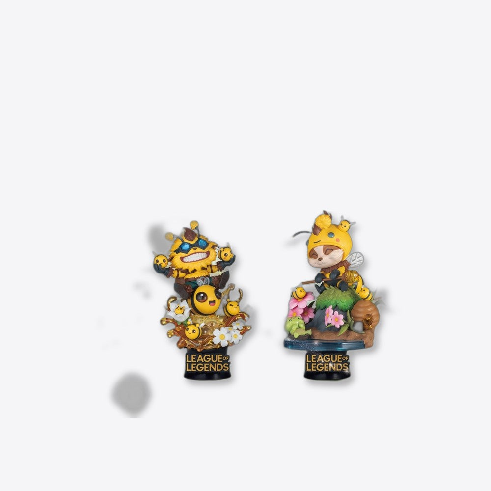 Desconocido Set de 2 figuras beast kingdom dstage league of legends beemo y bzzziggs (imagen 4 de 6)