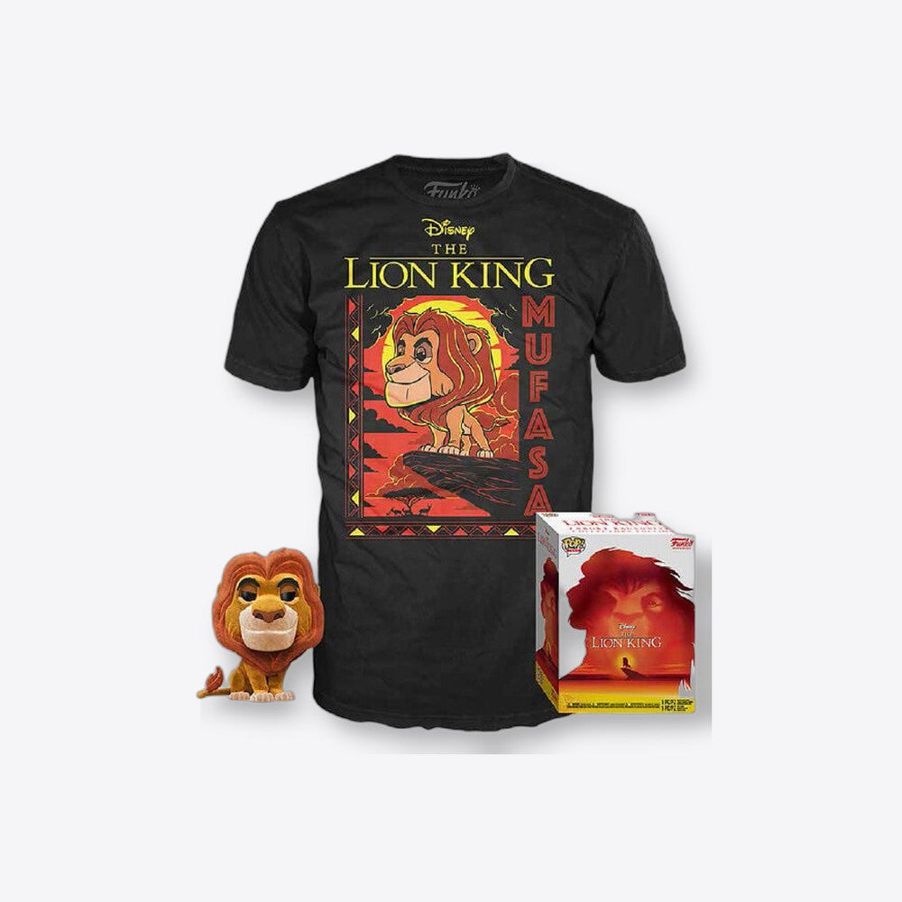 Funko Set figura POP & Tee Disney El Rey Leon Mufasa (imagen 2 de 6)