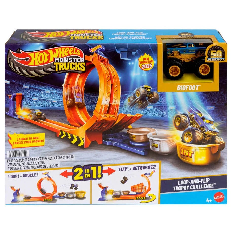 Hot Wheels Monster Trucks Pista Trofeo Bigfoot Mattel