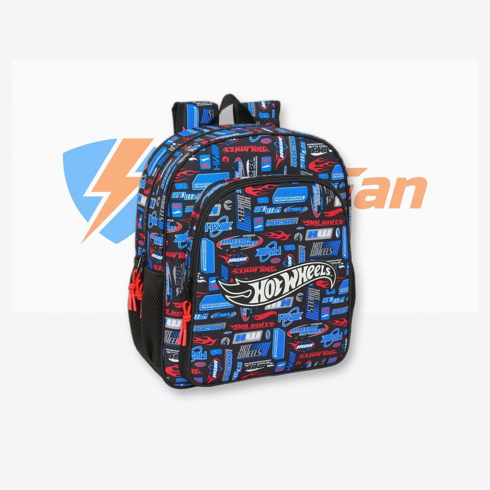 Safta Mochila Hot Wheels 38cm adaptable (imagen 4 de 6)