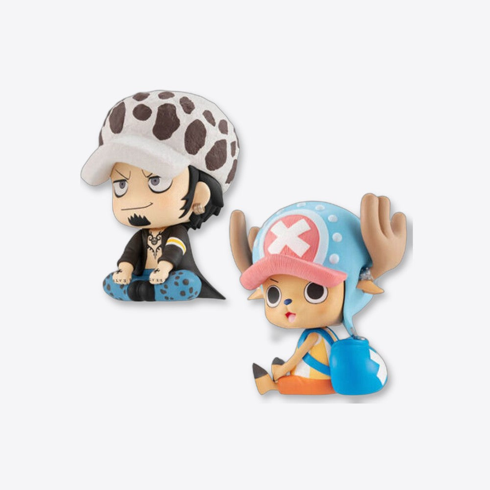 Pack 2 figuras megahouse one piece look up trafalgar d law & tony tony chopper con regalos sorpresa (imagen 2 de 6)