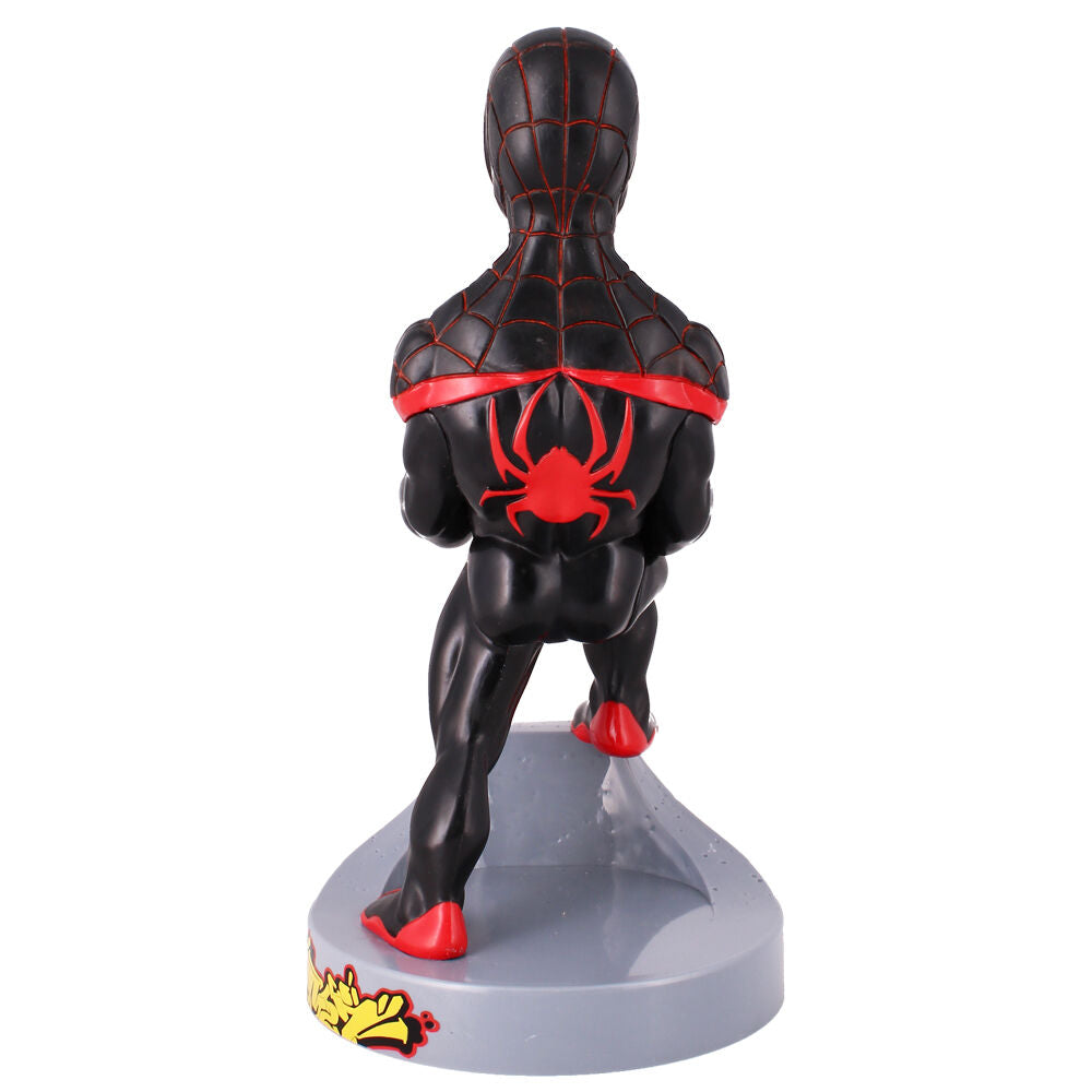 Marvel Cable Guy Miles Morales Spiderman Soporte Figura 21cm