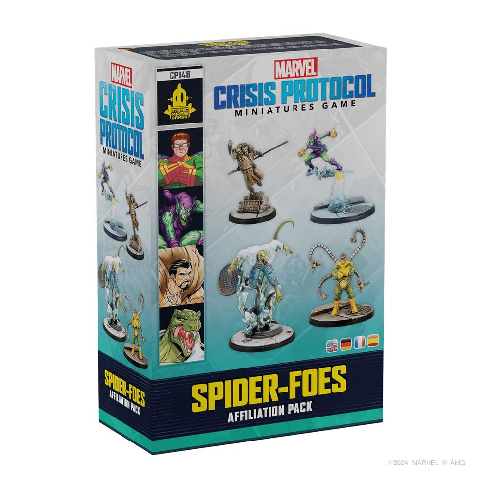 Asmodee Juego de mesa marvel crisis protocol spider - foes affiliation pack edad recomendada 14 años