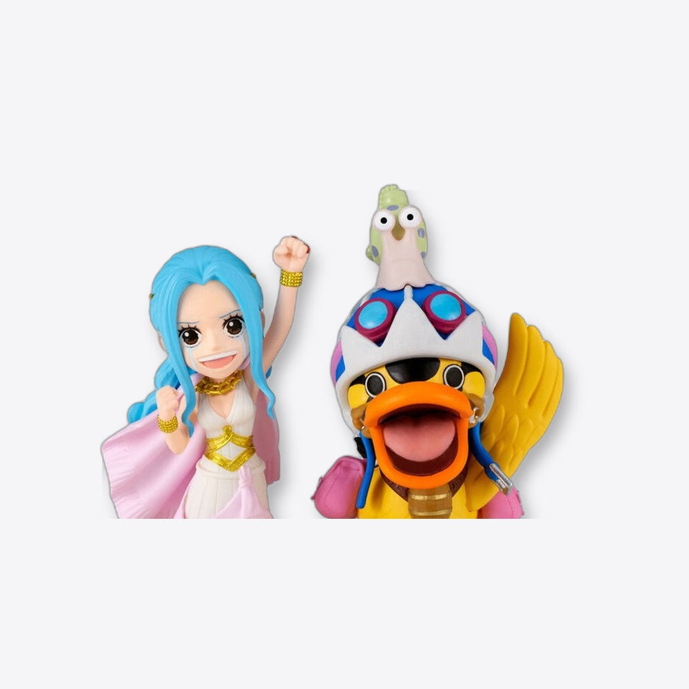 Banpresto Figura world collectable Log Series Nefeltari Vivi & Karoo One Piece 7cm (imagen 3 de 6)