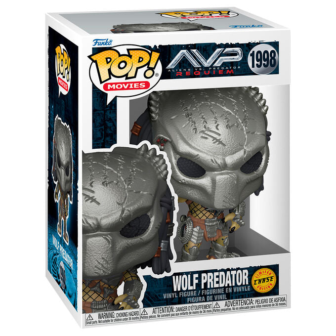Funko Figura POP Alien vs Predator Requiem Wolf Predator Chase