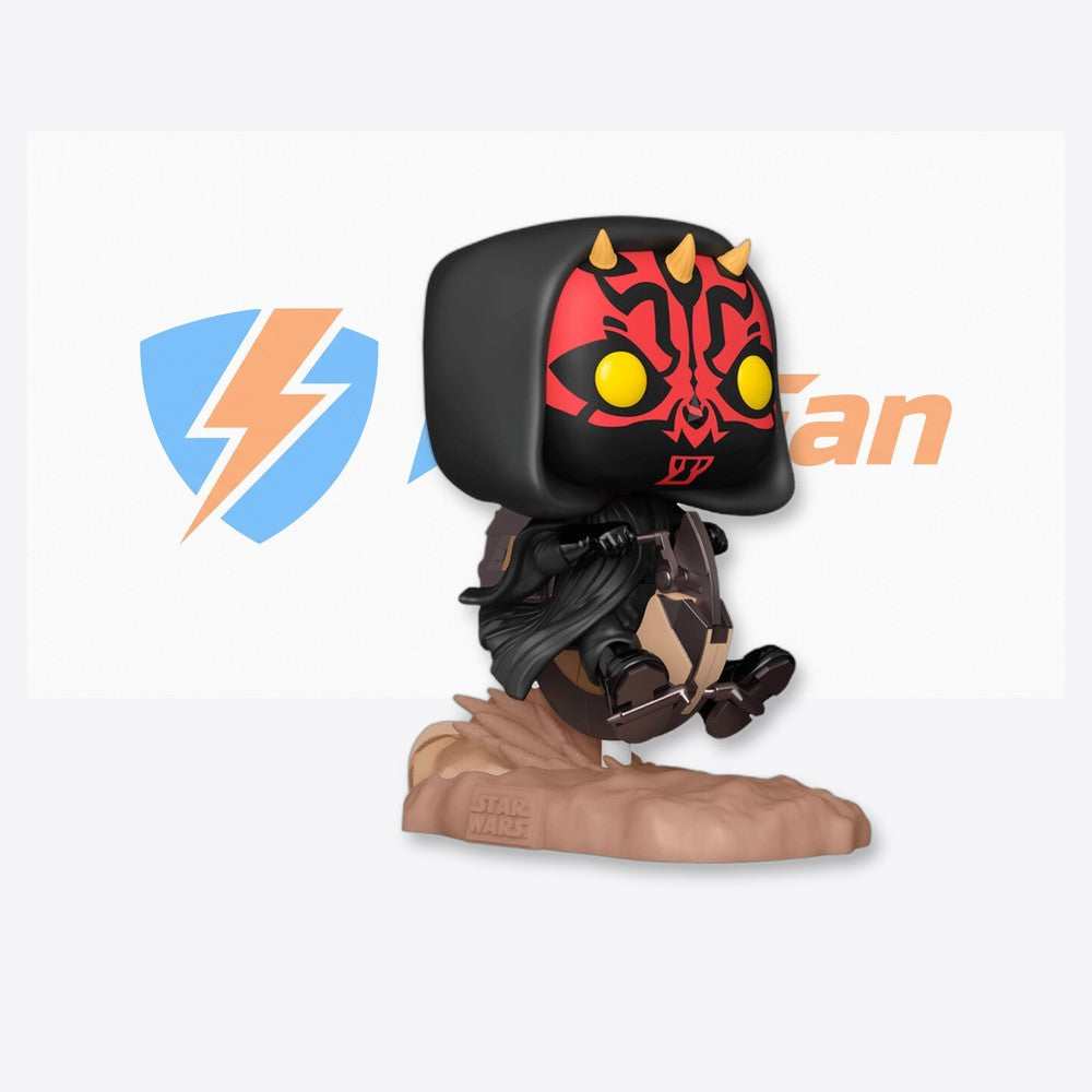 Funko Figura POP Rides Deluxe Star Wars Darth Maul On Bloodfin Speeder (imagen 5 de 6)