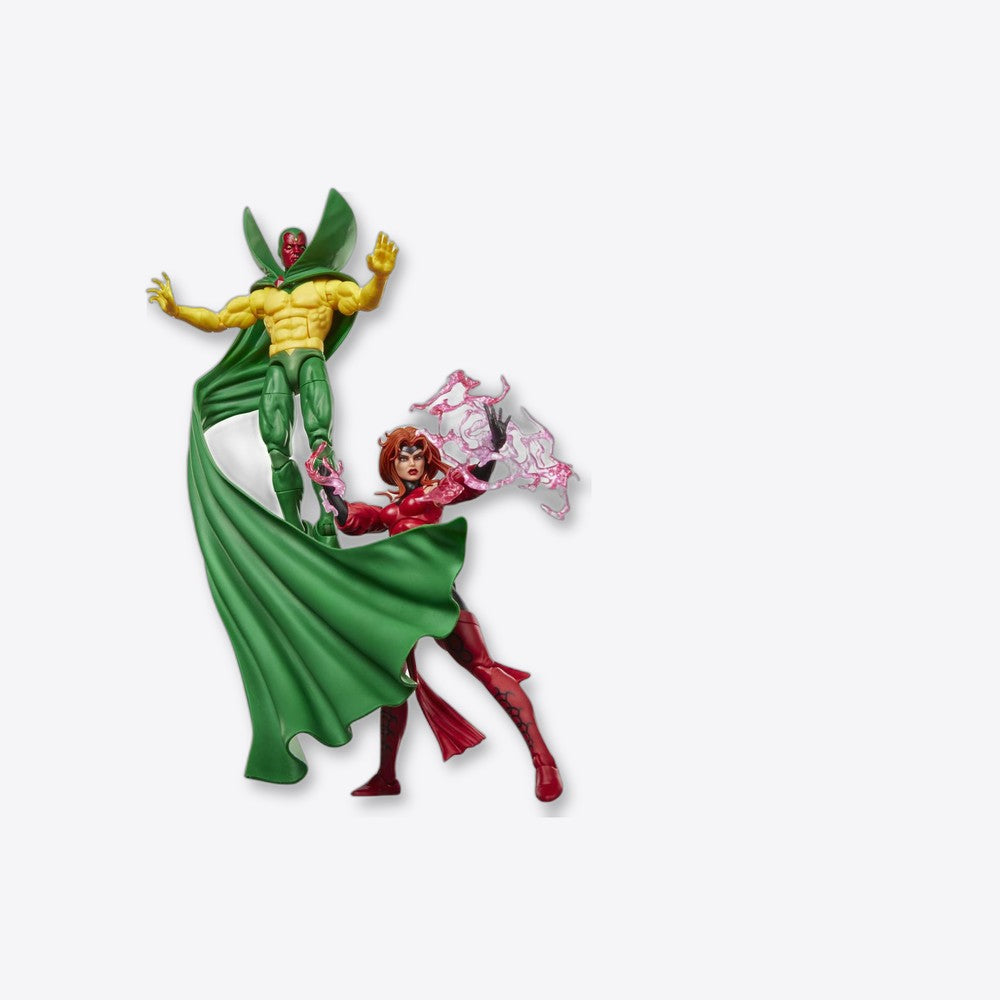 Hasbro Pack 2 figuras marvel legends series earth's mightiest heroes avengers vision & scarlet witch (imagen 6 de 6)