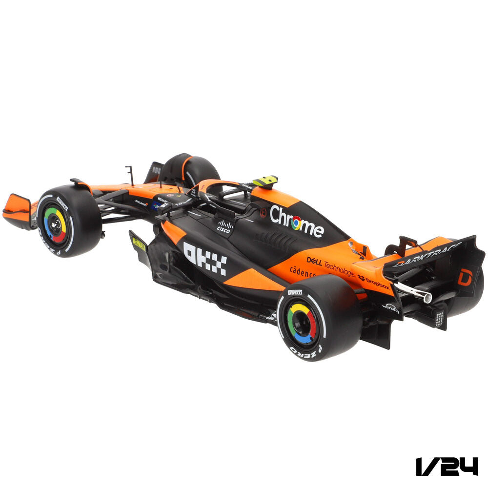 Burago Coche Mclaren Norris MCL38 F1 metal (imagen 2 de 5)