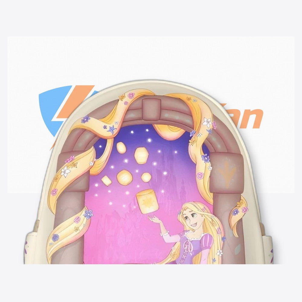 Lf | Lounfefly Mochila With Lanterns Scene Tangled Rapunzel Disney Loungefly 26cm (imagen 3 de 6)
