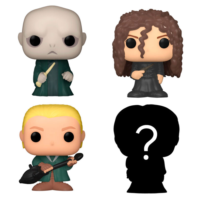 Harry Potter Blister 4 Figuras Bitty POP Voldemort