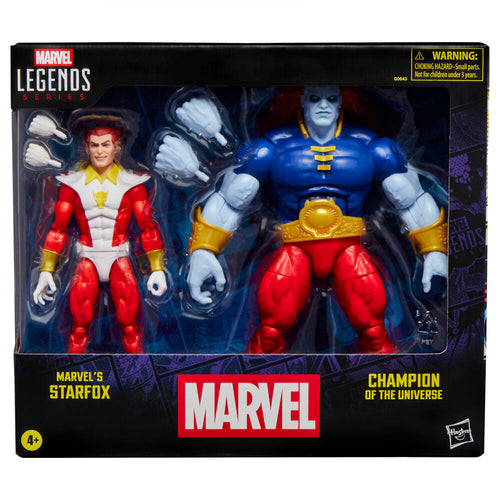 Hasbro Blister 2 figuras Starfox & Champion of the Universe Marvel Legends Series 15cm (imagen 2 de 10)