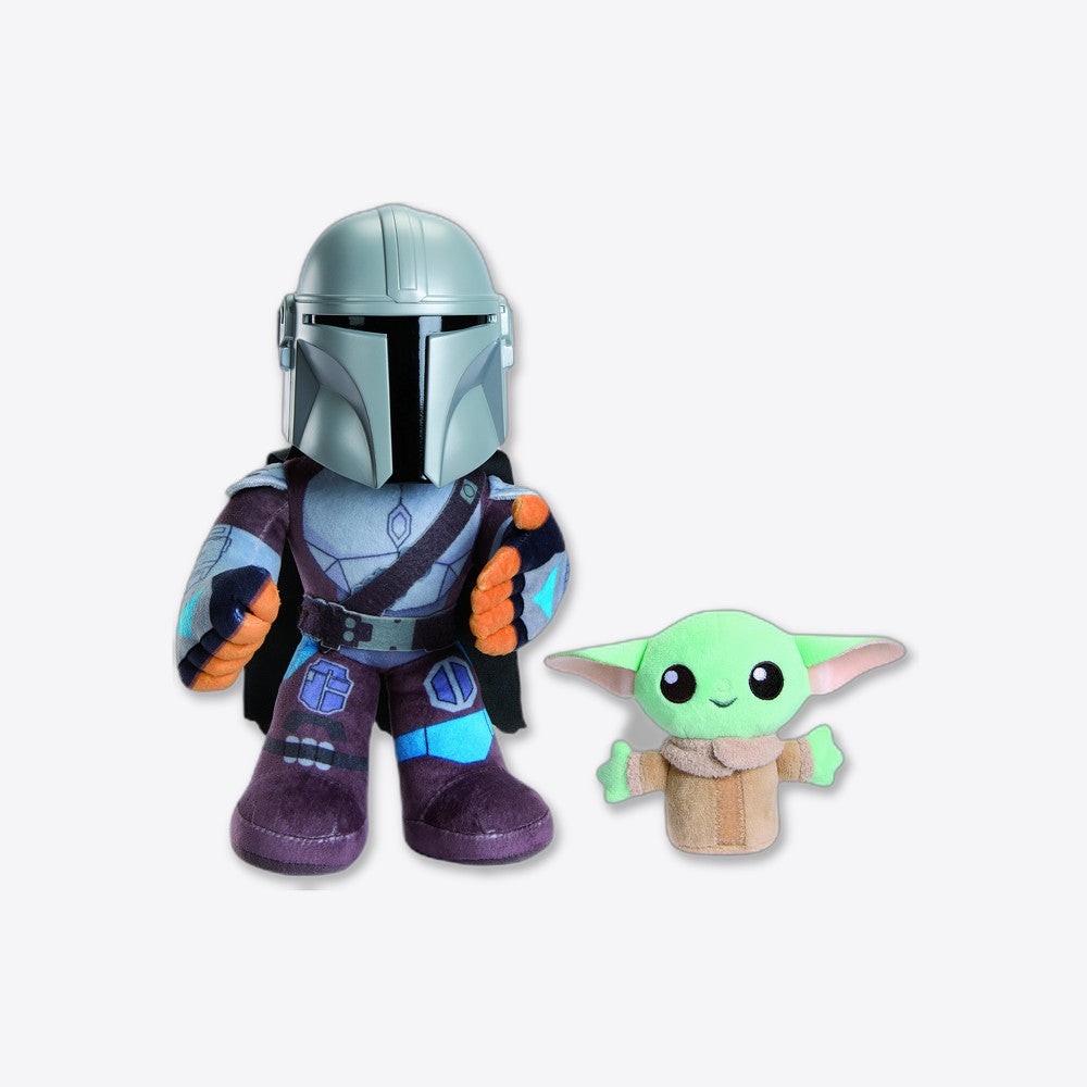 Desconocido Peluche mattel star wars clan de dos mandalorian y grogu (imagen 2 de 6)