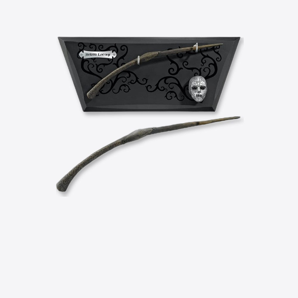 Replica the noble collection harry potter varita en expositor con mascara bellatrix lestrange (imagen 6 de 6)