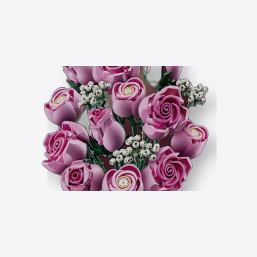 Lego botanicals ramo de rosas rosadas (imagen 5 de 6)