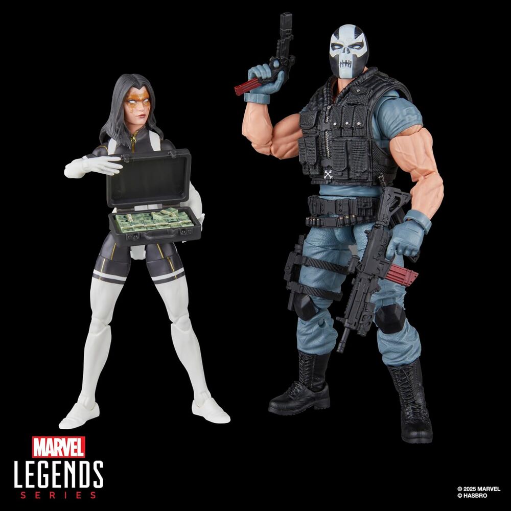 Blister 2 figuras Madame Masque & Crossbones Super Villains Marvel Legends Series - Hasbro | Coleccionismo